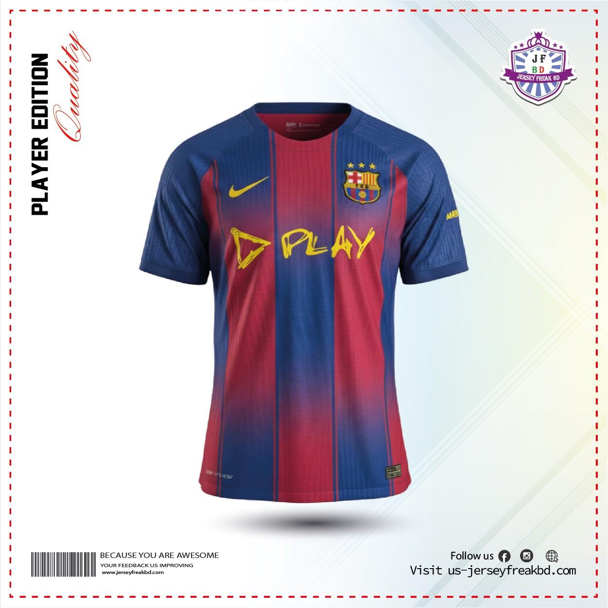 Barcelona 2025-26 El Clasico  Player  Edition Half