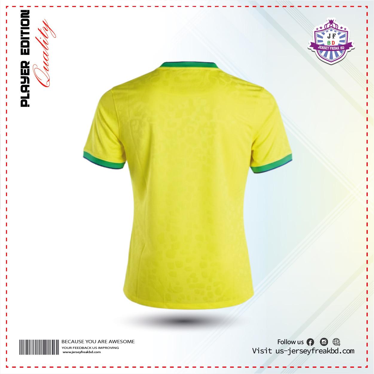 Brazil  Home Kit WC 2022 Player Version  Half