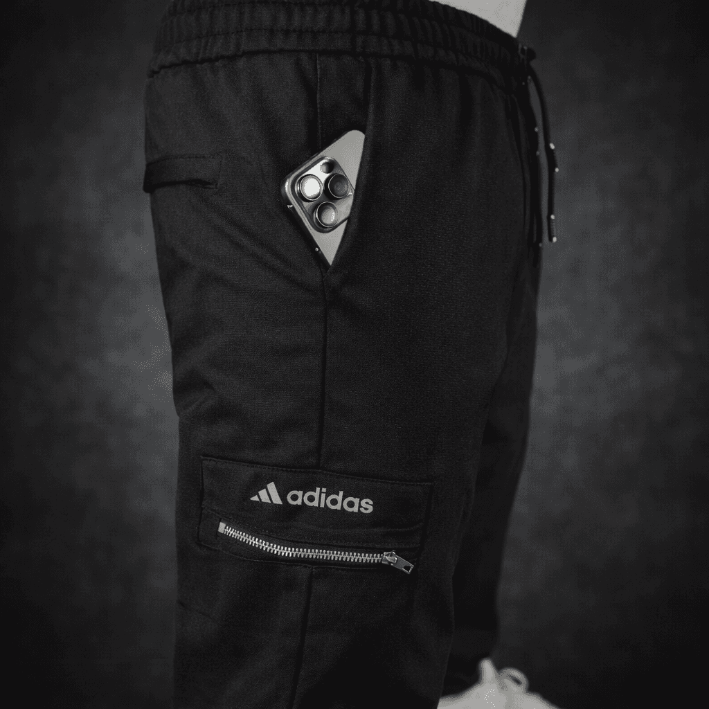 Men's Casual Trouser || Gym Pants with Zipper Pockets