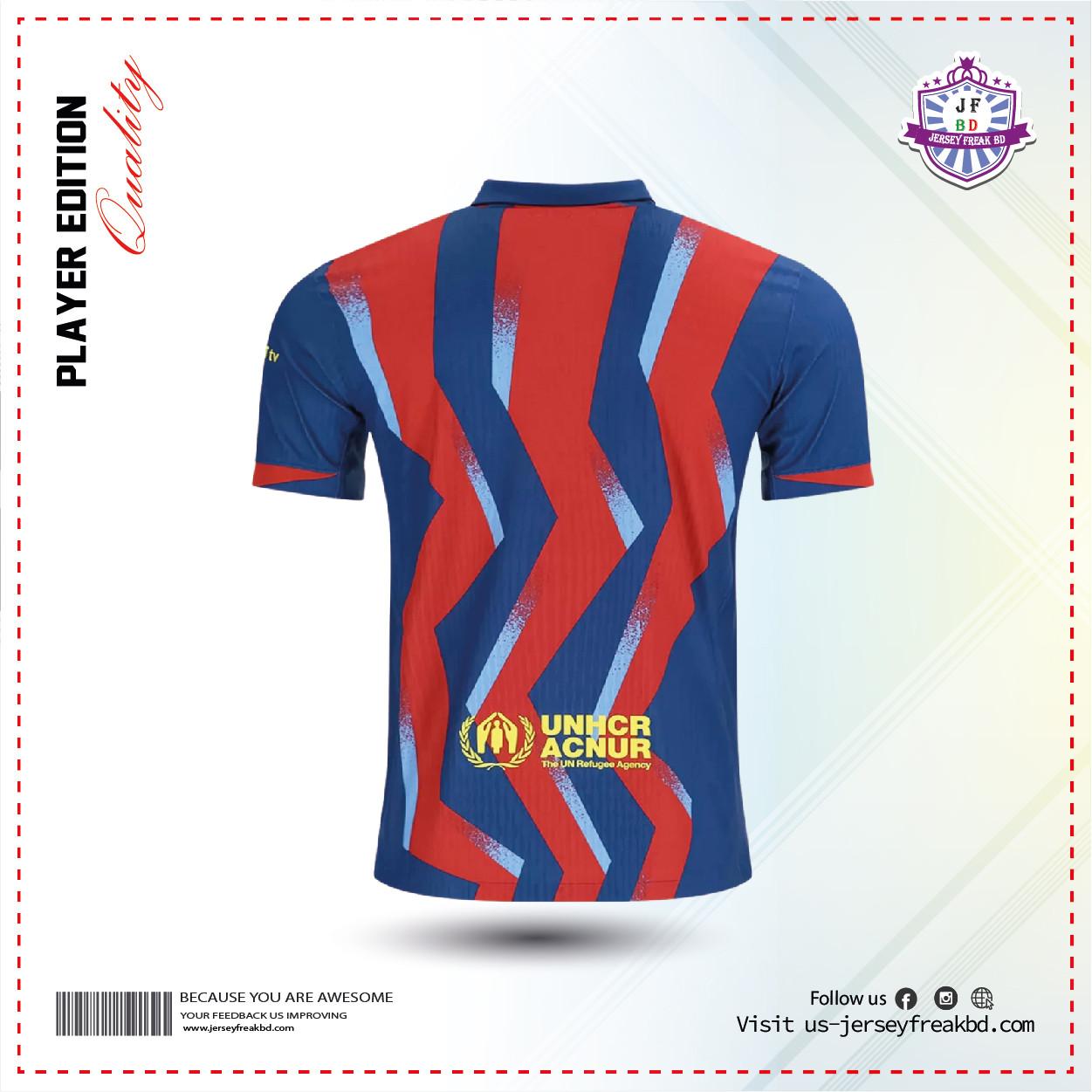 Barcelona 2025-26 4th Kit  Player  Edition Half