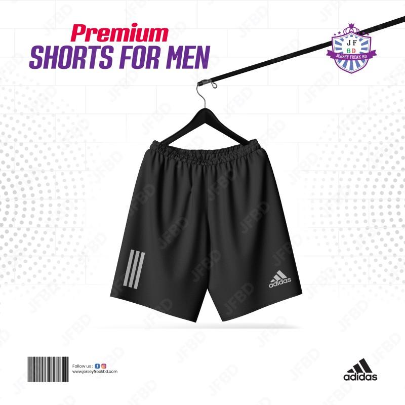 Summer Men's Sport Shorts Cool Sportswear Running Shorts Casual Bottoms Gym Fitness Training Jogging Short Pants - Black