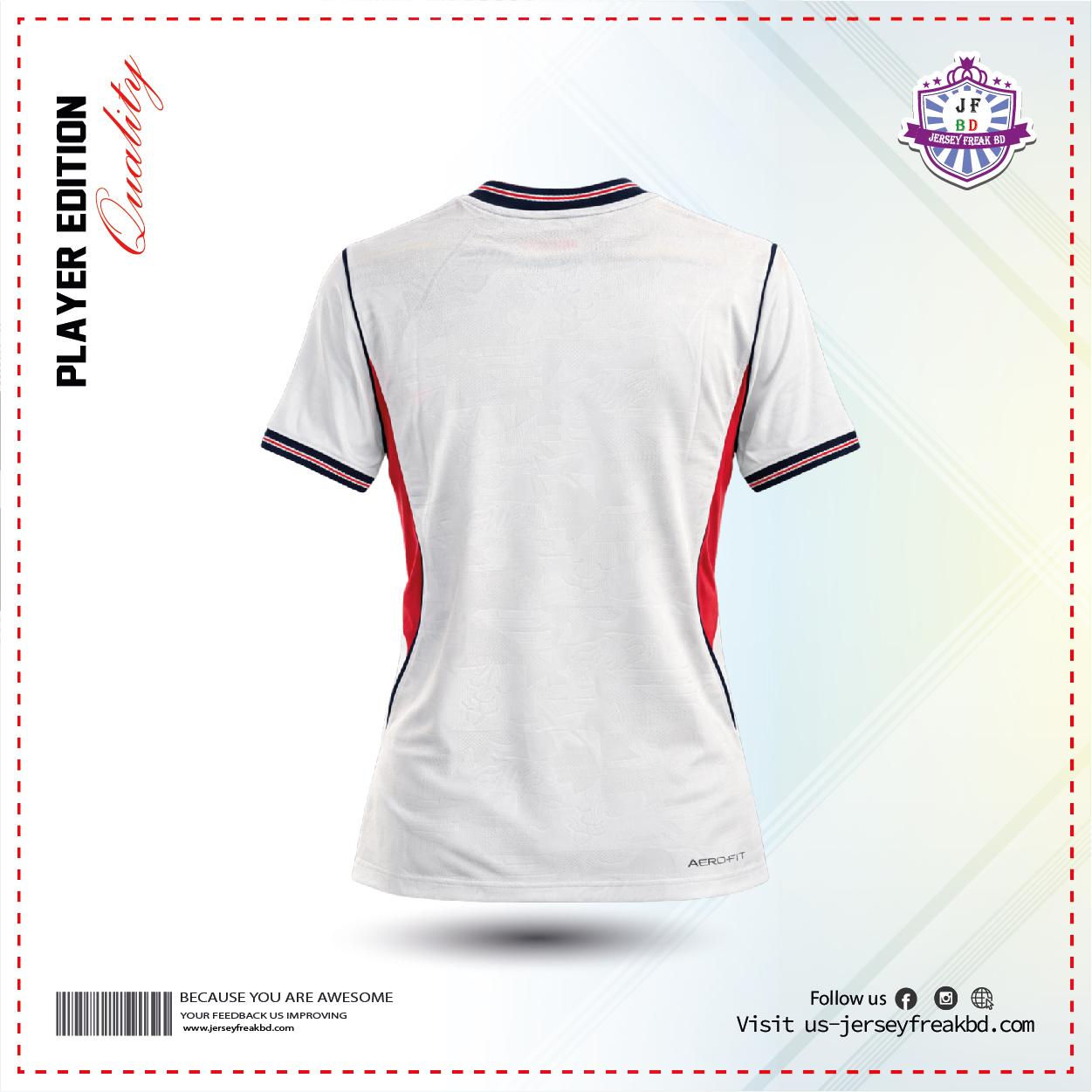 England 2026 World Cup Home Kit Player Half Sleeve
