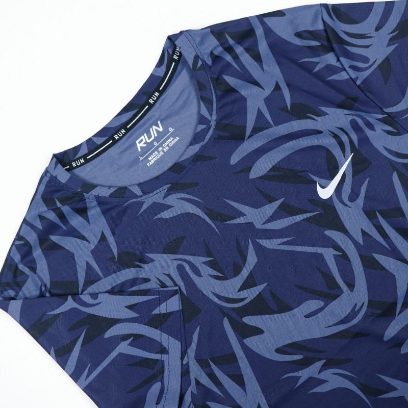 Blue Abstract Half-Sleeve Sports Jersey – Lightweight & Breathable