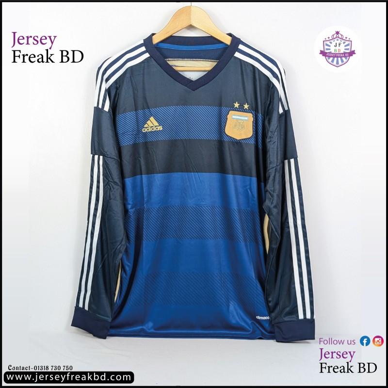 Argentina Away 2014 Retro Full Sleeve