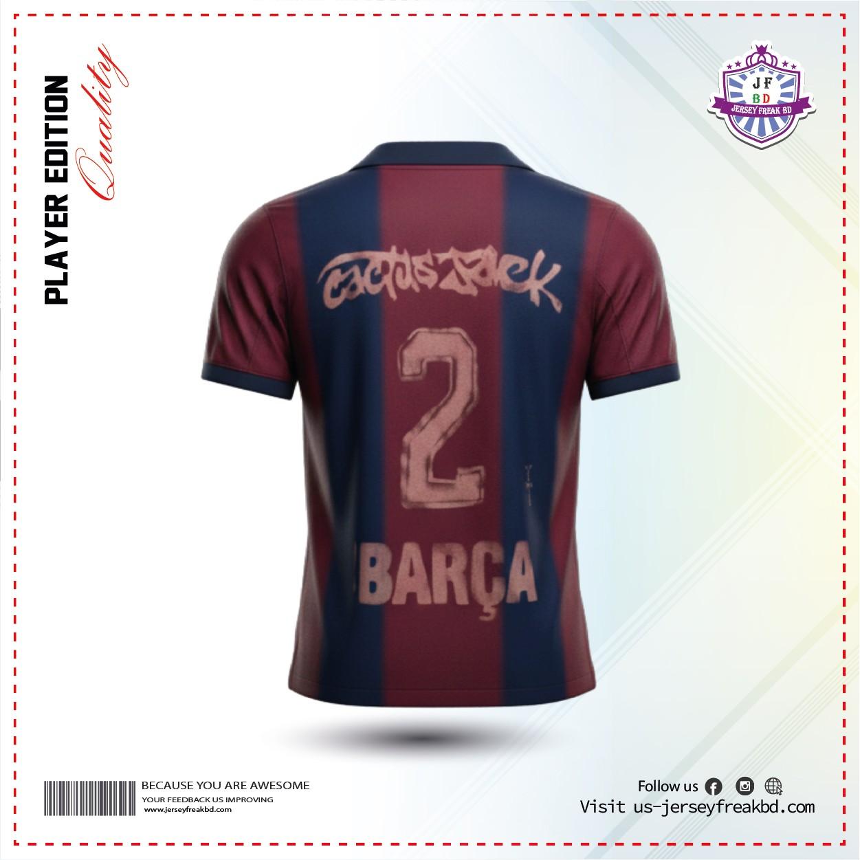 FC Barcelona Travis Scott Polo Player Edition Jersey