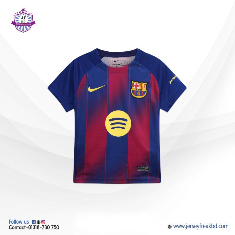 FC Barcelona 2025-26 Kids Home kit