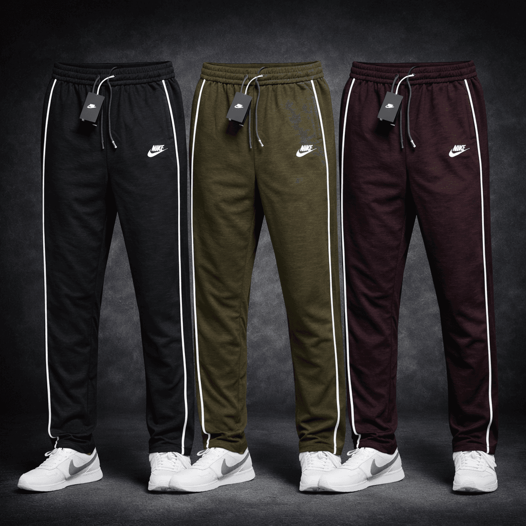 Nike Sports Wear Trouser made by Imported Spandex Fabric 280 GSM | Soft and Comfortable Summer Collection Trouser
