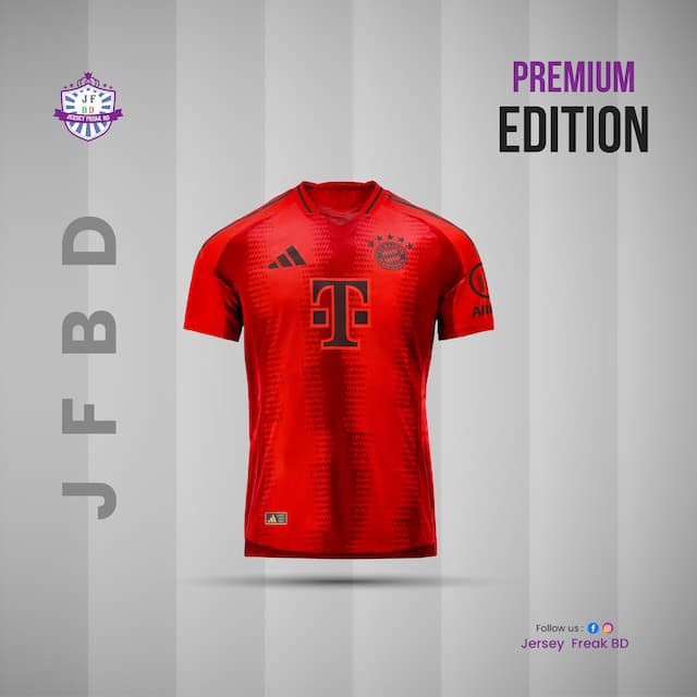 FC Bayern Munchen Home 24-25 Match Kit Player Version