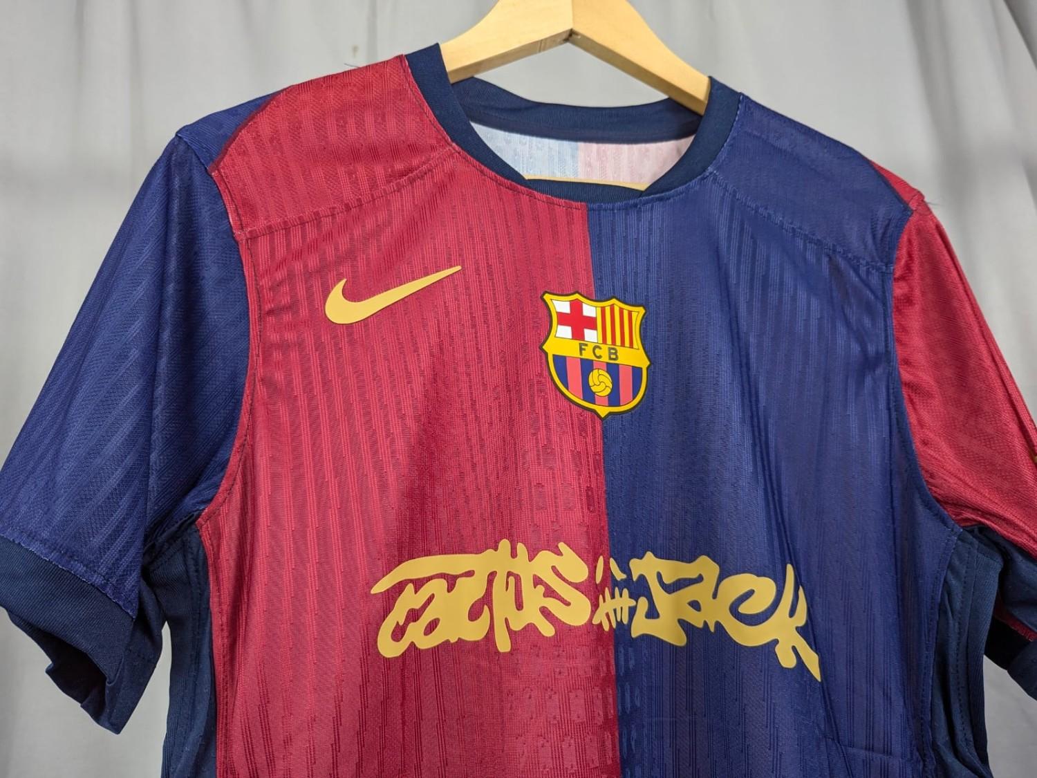 FC Barcelona Travis Scott Player Edition Home Jersey