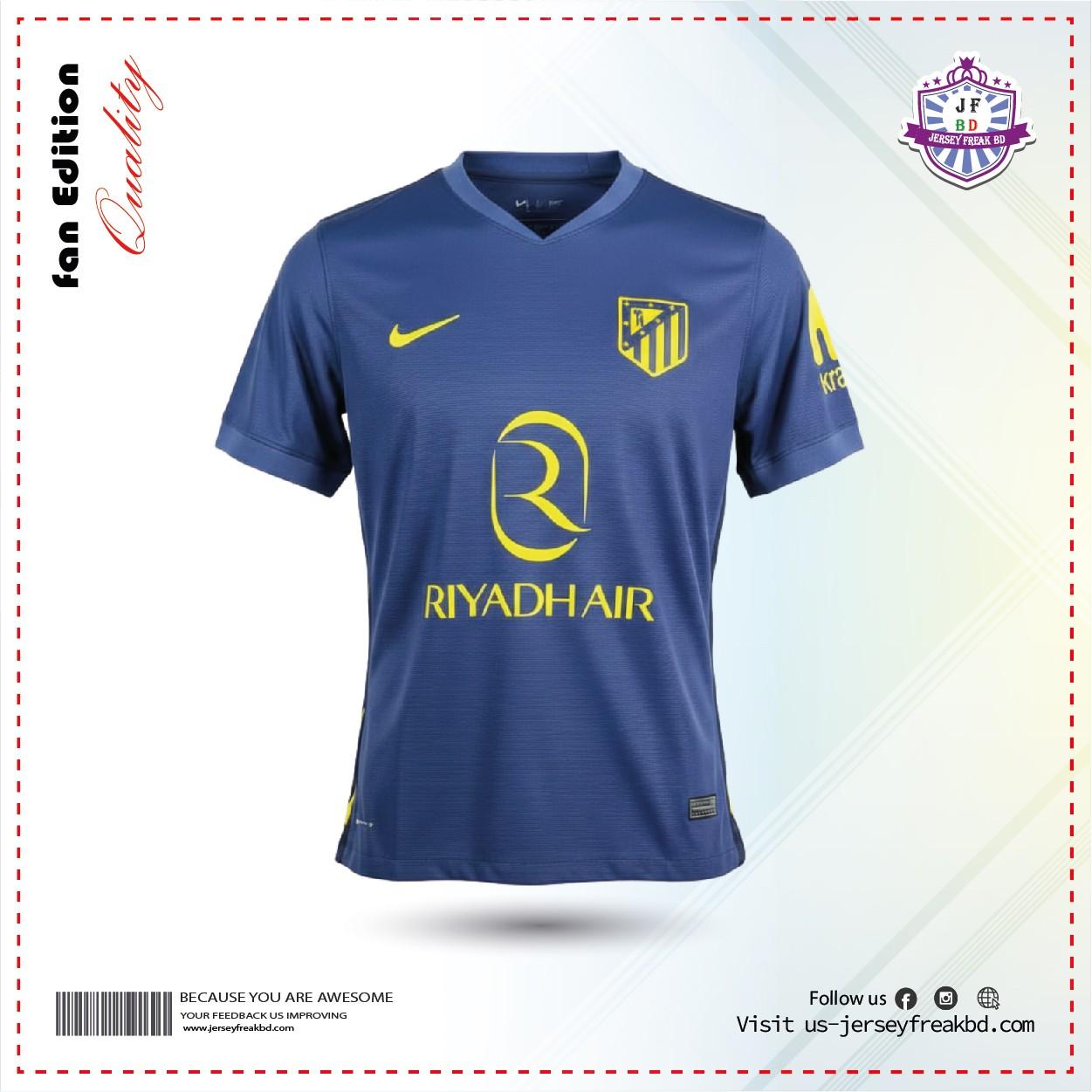 Atletico Madrid Away 2025/26  Fan Kit Half