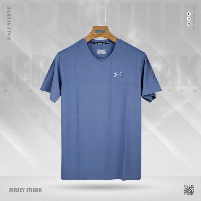 Under Armour Blue Half-Sleeve T-Shirt – Premium Athletic Wear