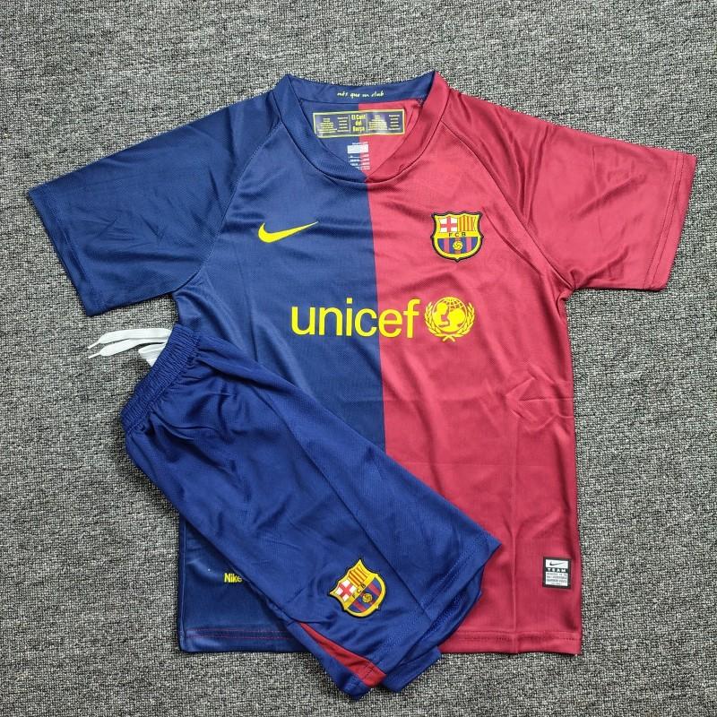 FC Barcelona 2008-09 Retro Kit Kids