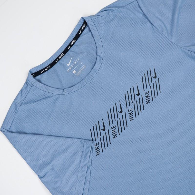 Nike Dri-FIT Blue Graphic T-Shirt – Breathable & Lightweight