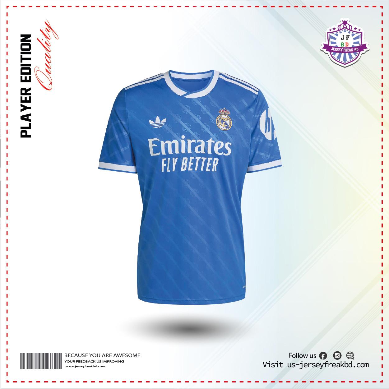 Real Madrid 25-26 3rd Kit Player Version Half