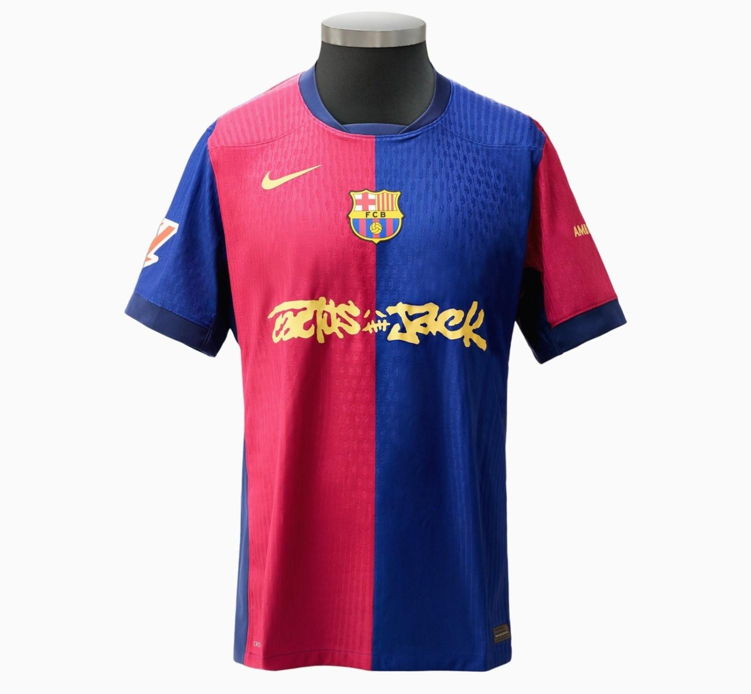 FC Barcelona Travis Scott Player Edition Home Jersey