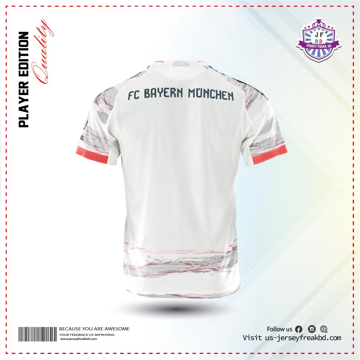 FC Bayern 25/26 Away player Kit Half
