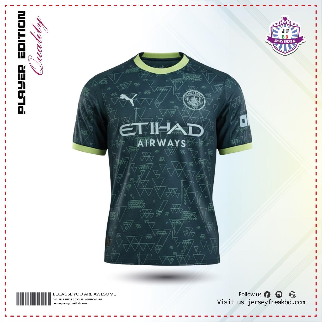 Manchester City  25-26 4TH Kit Player Version Half