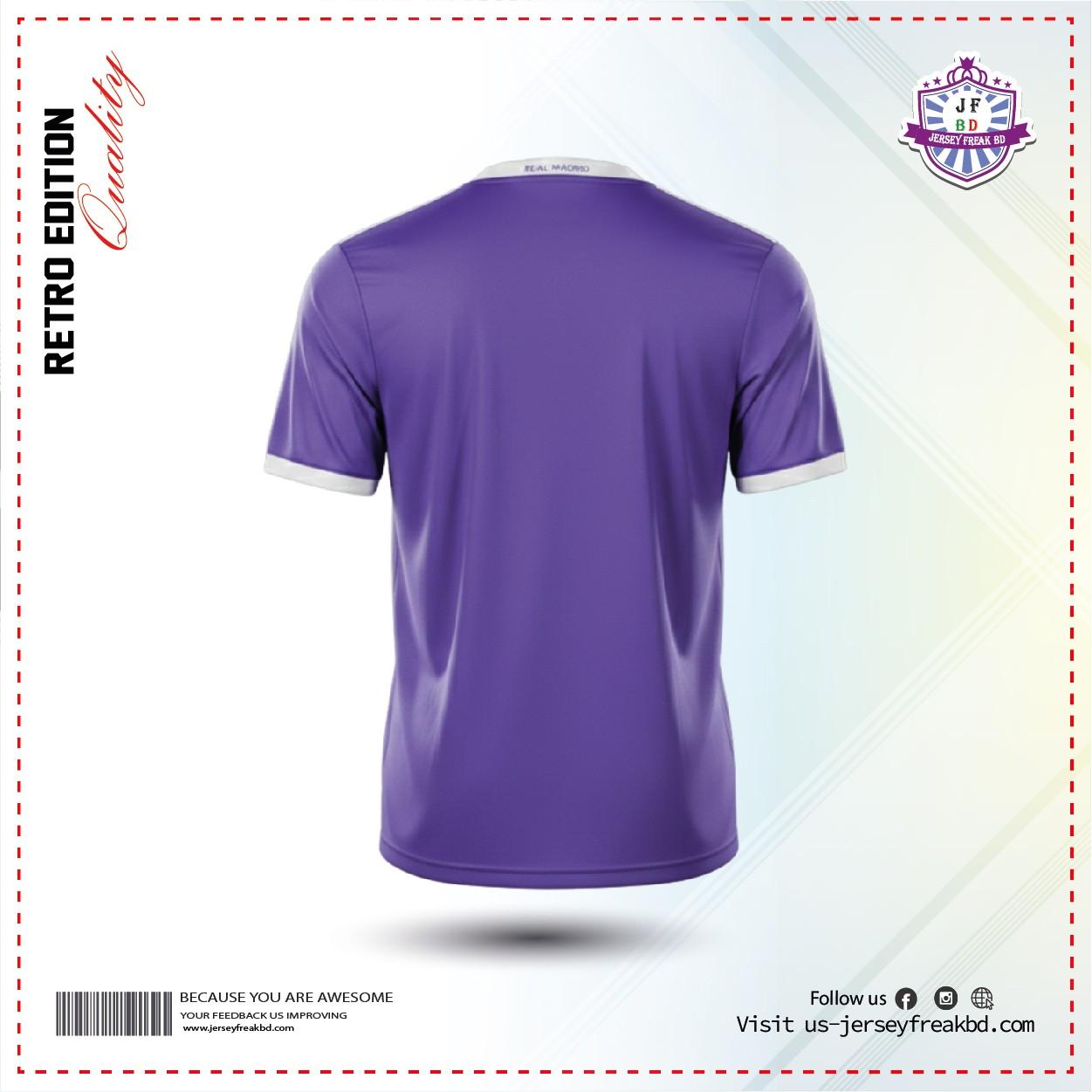 Real Madrid 2016/17  Away Kit Retro Half