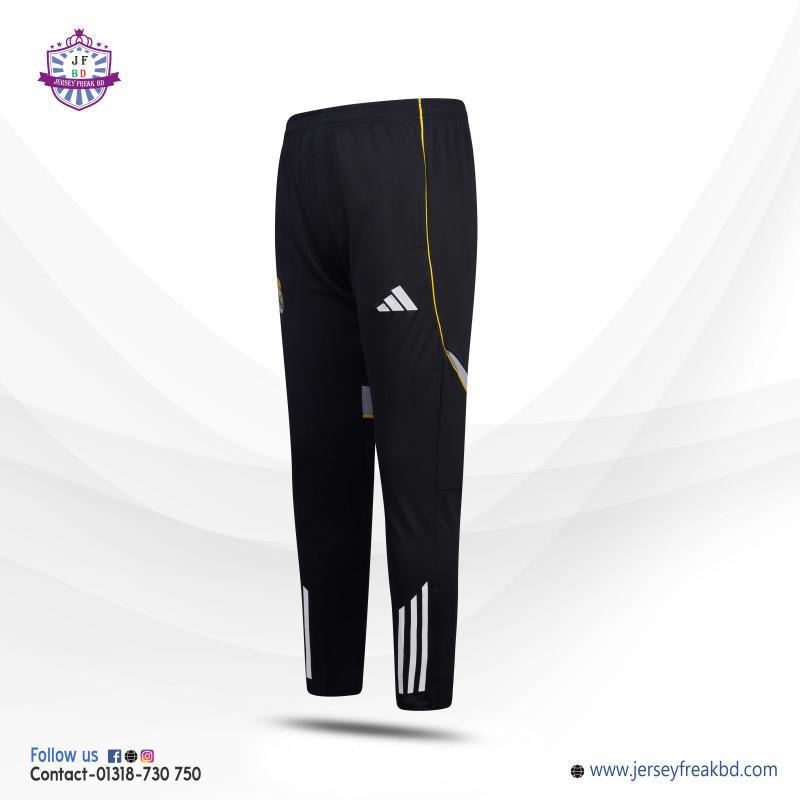 Real Madrid Black & Yellow Stripe Trouser