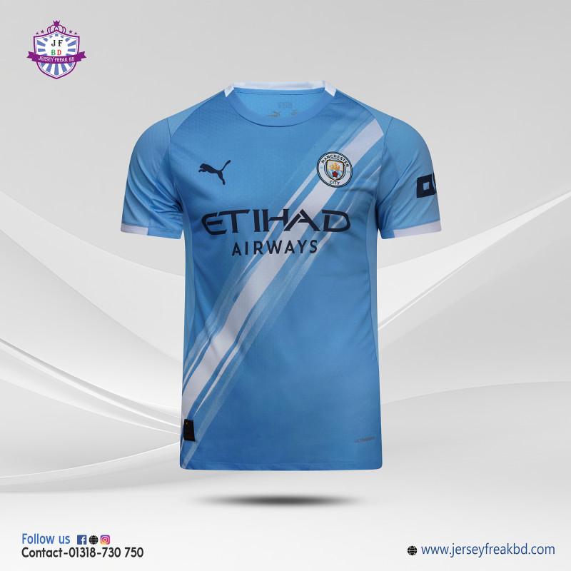 Manchester City  25-26 Home Kit Player Version Half