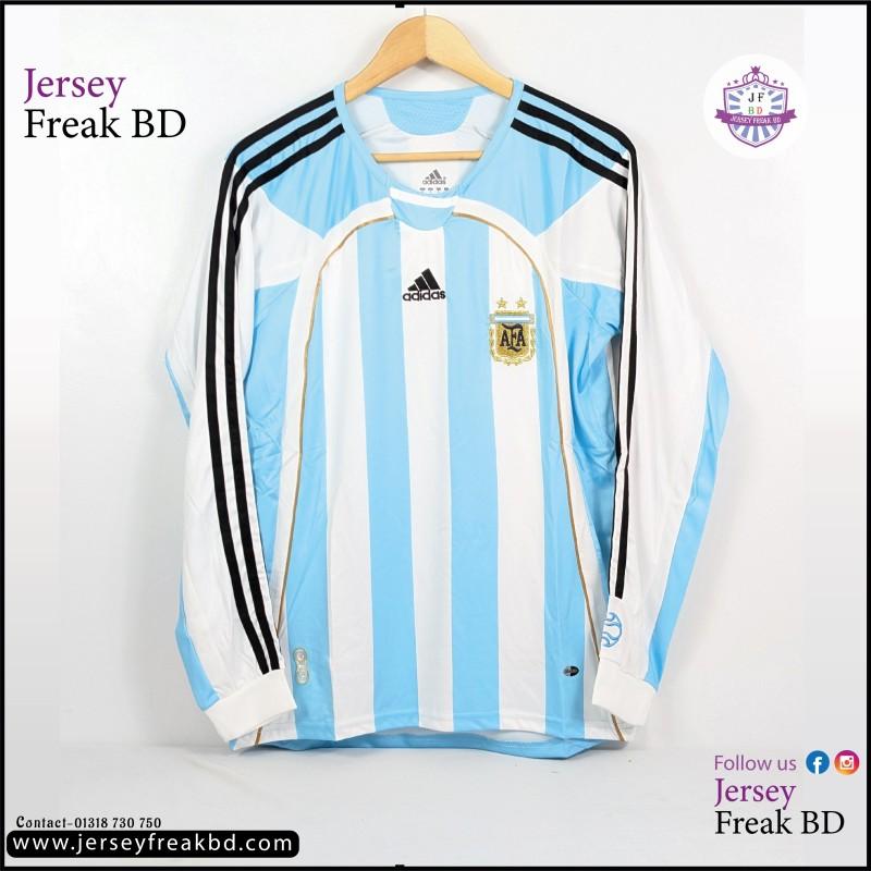 Argentina Home 2006 Retro Full Sleeve
