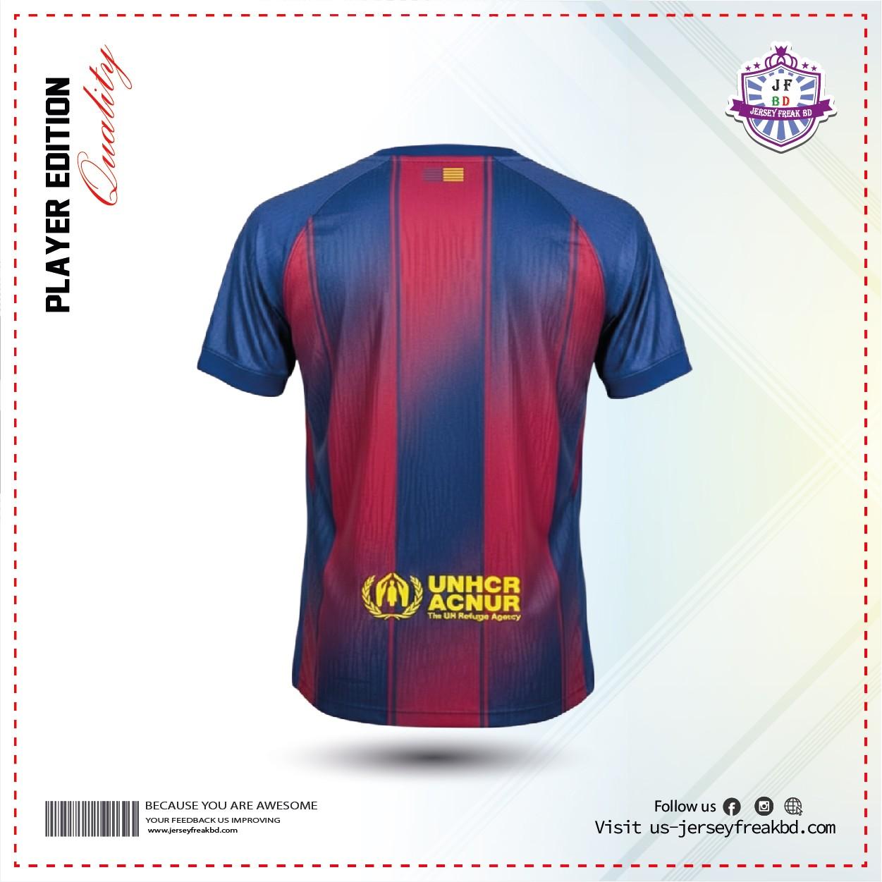 Barcelona 2025-26 El Clasico  Player  Edition Half