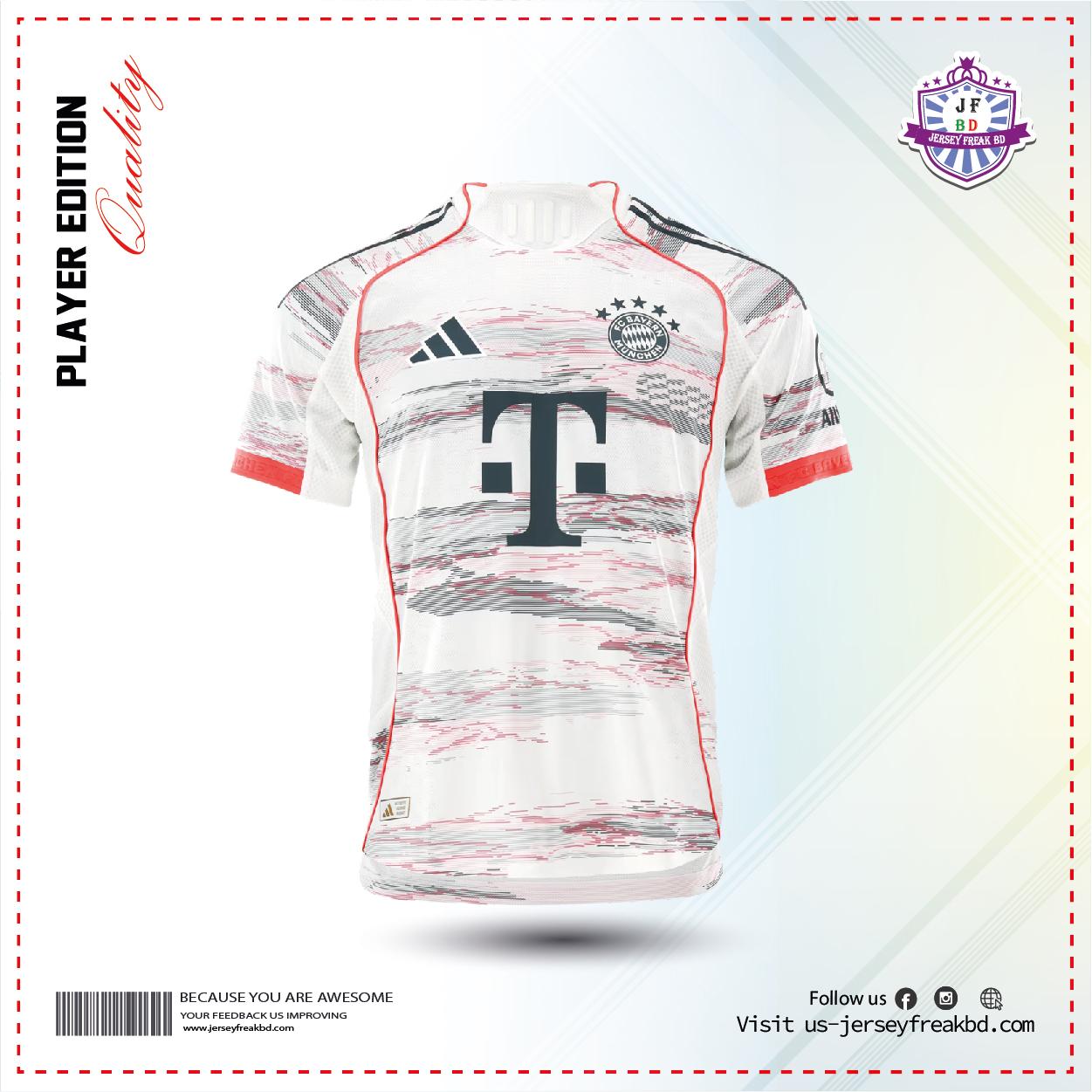 FC Bayern 25/26 Away player Kit Half