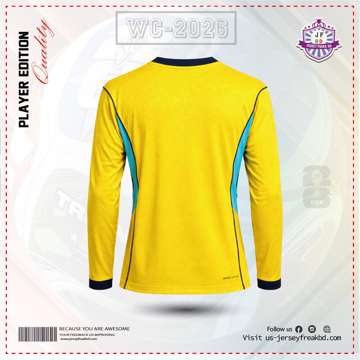 Brazil 2026 Home Kit Player full