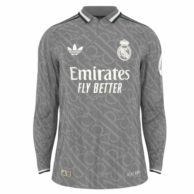 Real Madrid Third 24-25 Full Sleeve Match Kit Player Version