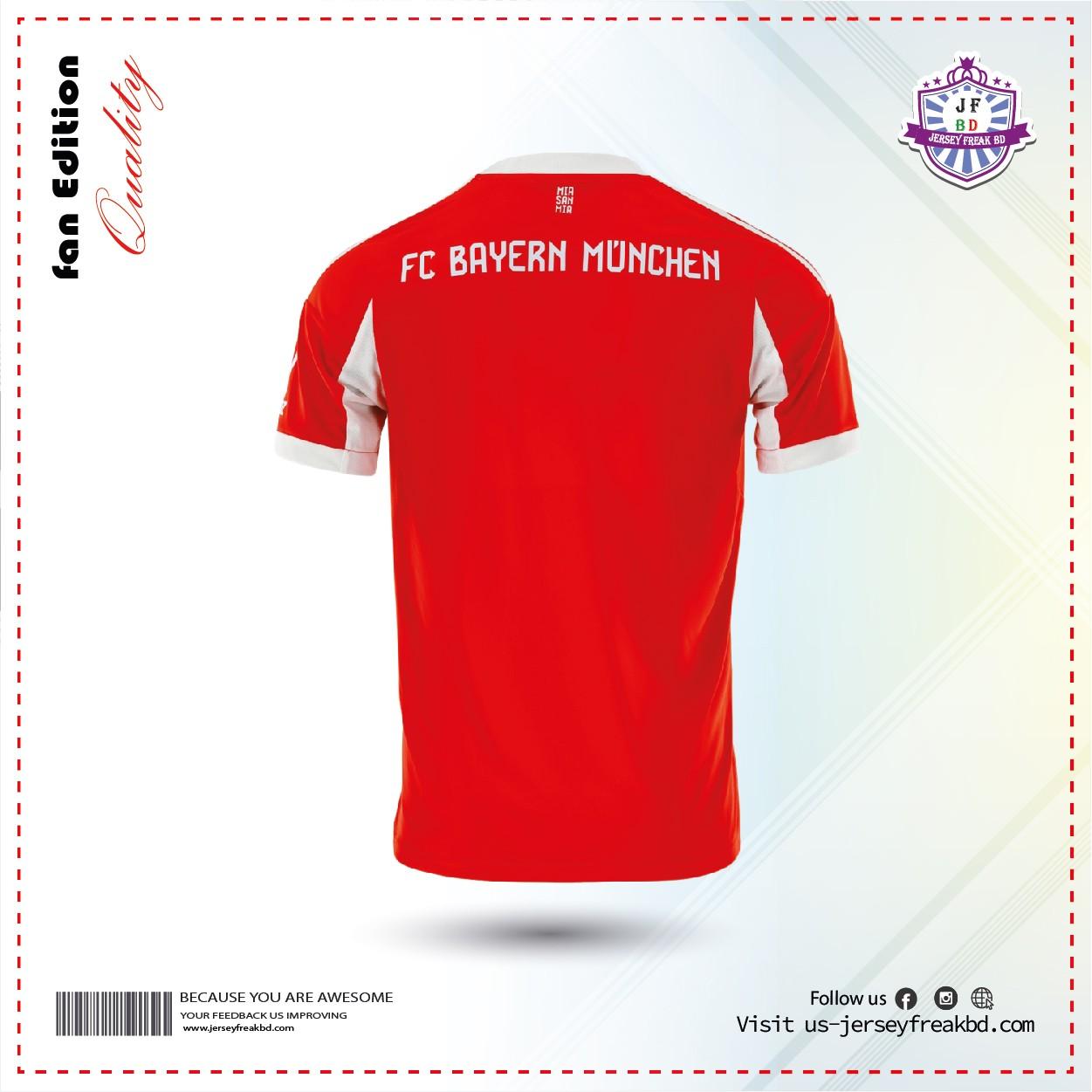 Bayern Munich 25-26 Home Kit Fan Half