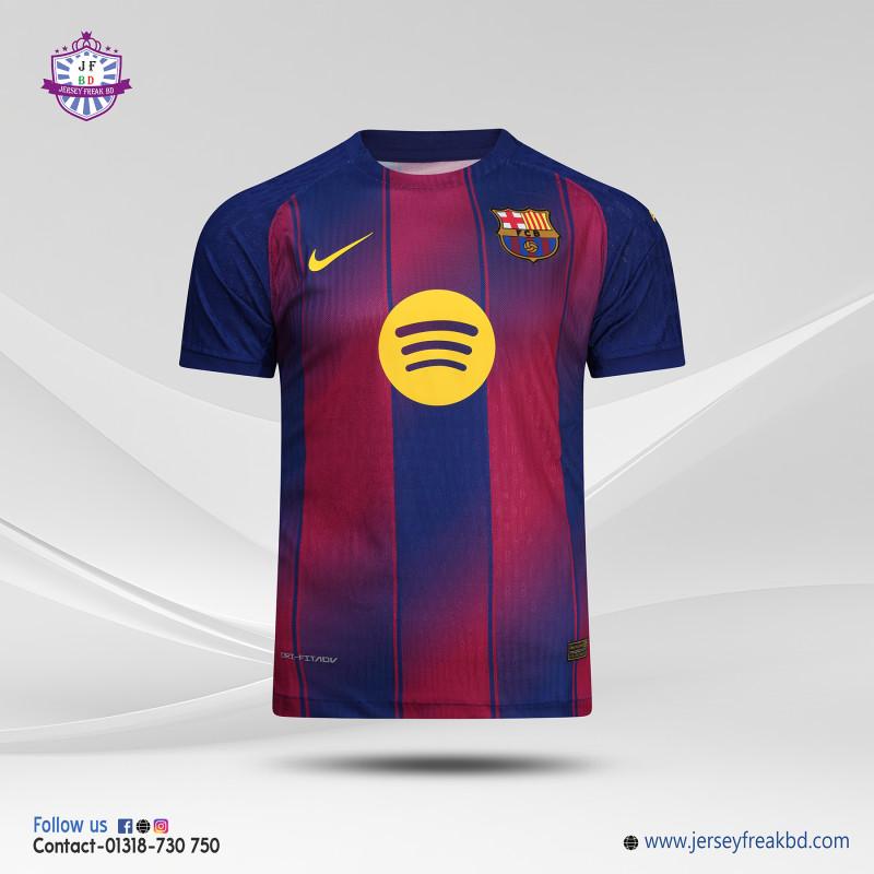 FC Barcelona 2025-26 Home Kit Player  Half