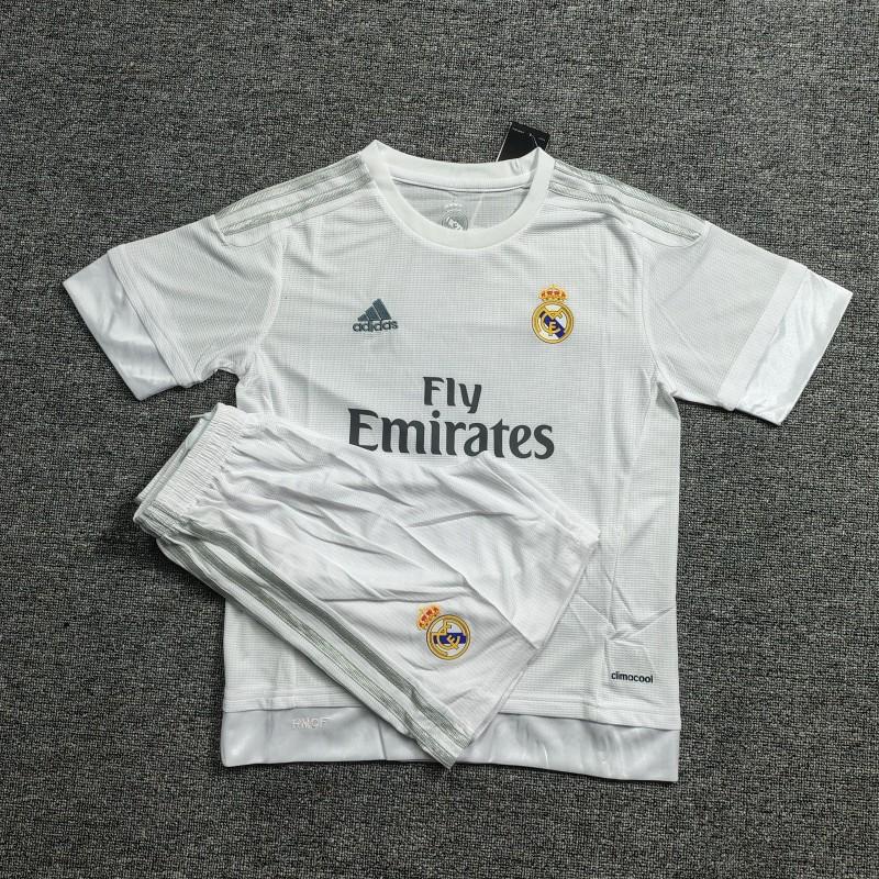 Real Madrid 2015-2016 Retro Home Kit Kids