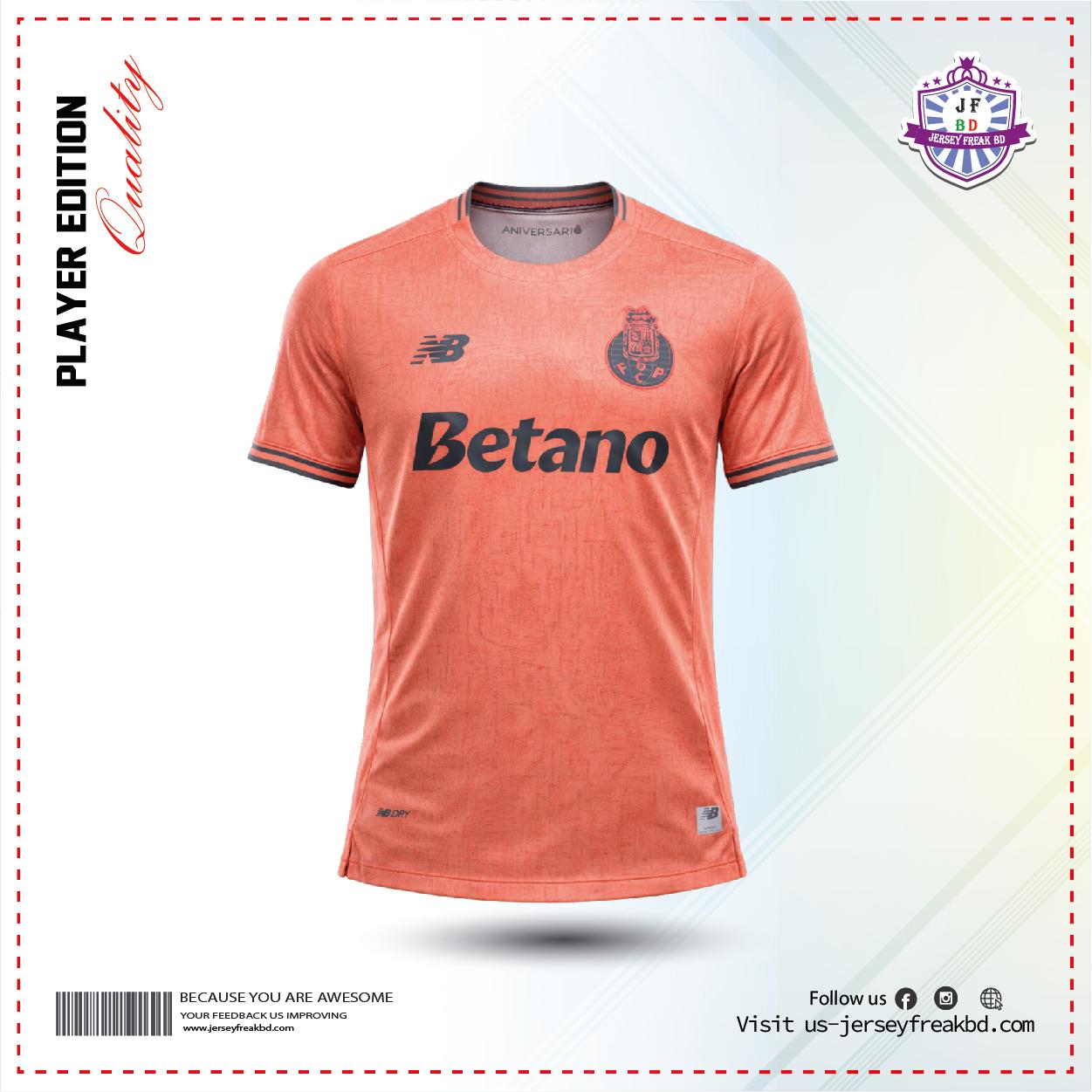 FC Porto Away 2025/26 Player Half