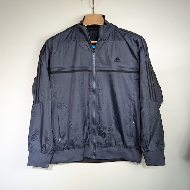 ADIDAS MENS CASUAL JACKET TWO SIDE WEARABLE