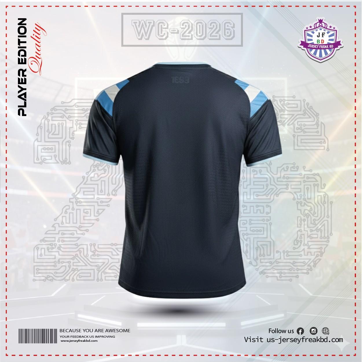 Argentina 2026 World Cup Concept kit Player Half