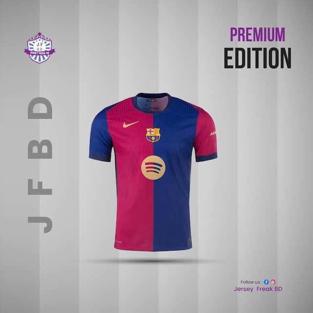 FC Barcelona Home 24-25 Match Kit Player Version