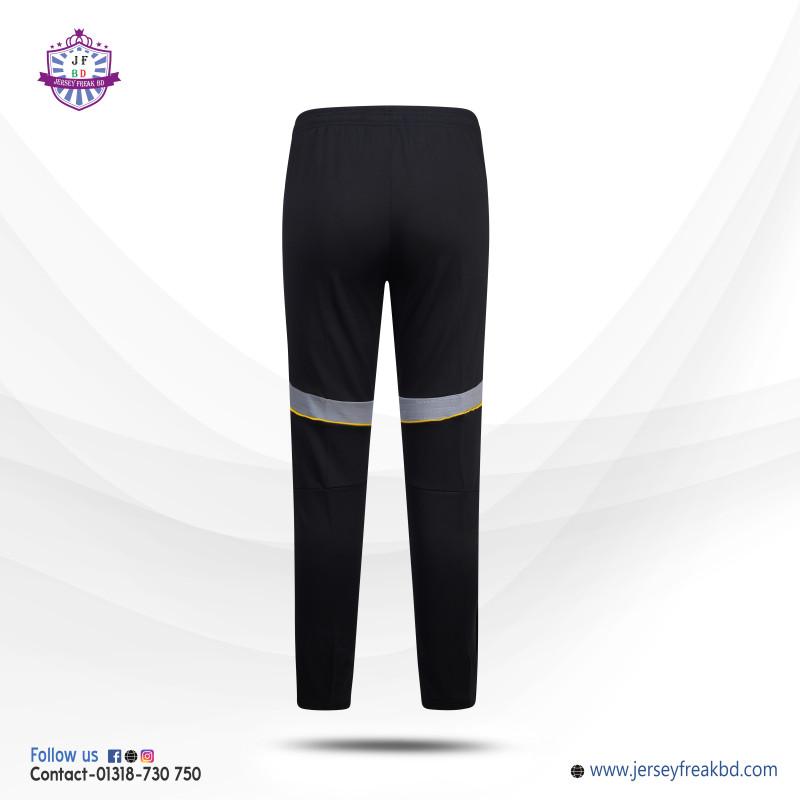 Real Madrid Black & Yellow Stripe Trouser