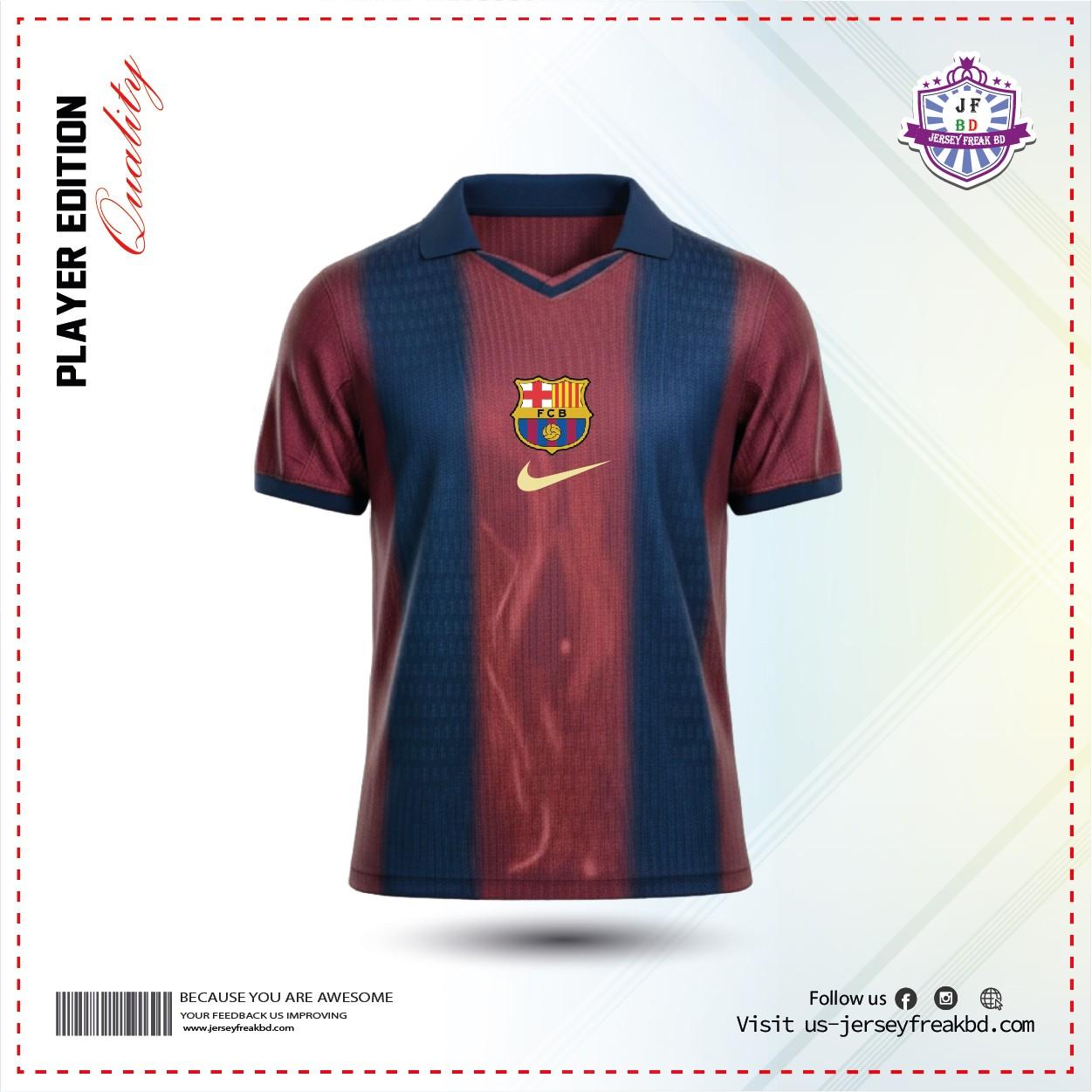 FC Barcelona Travis Scott Polo Player Edition Jersey