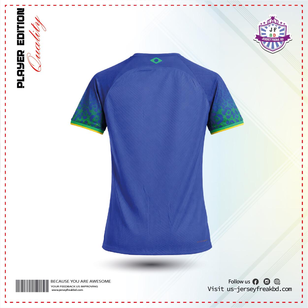 Brazil  Away Kit WC 2022 Player Version  Half