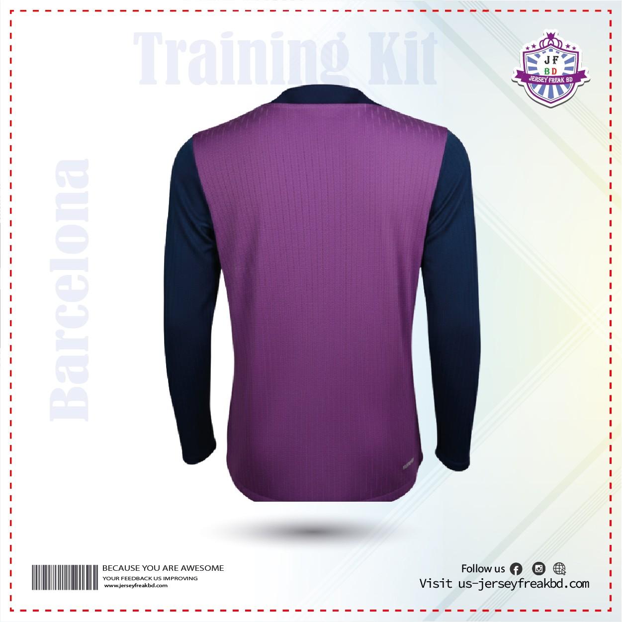 Barcelona Purple Training Kit 25-26 Full Sleeve
