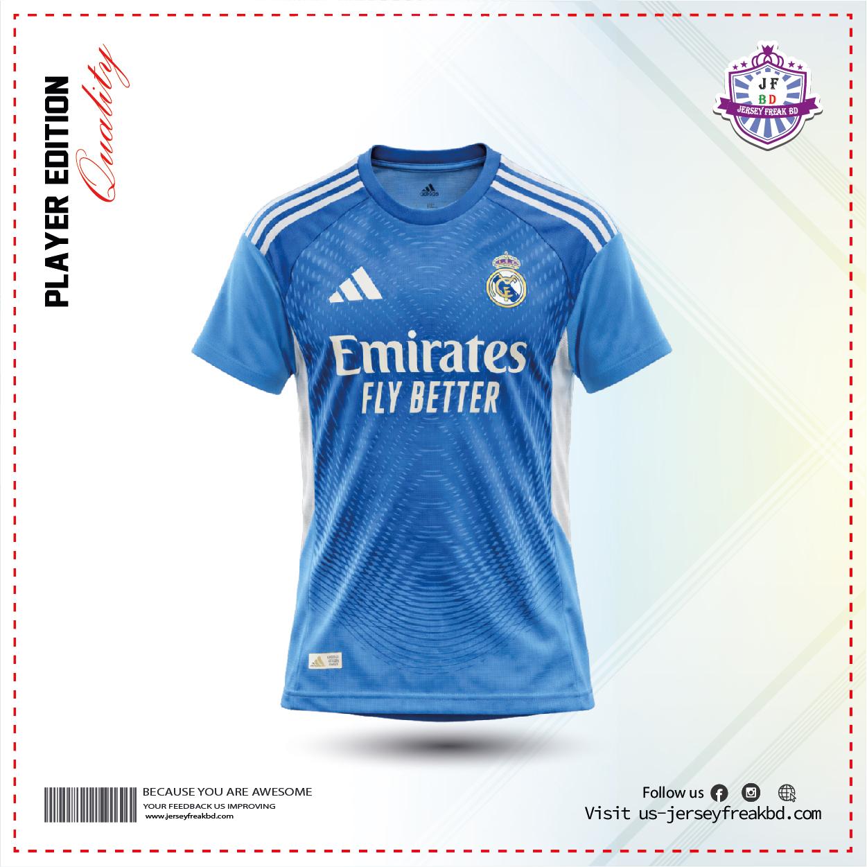 Real Madrid 25-26 GK Kit Player Half
