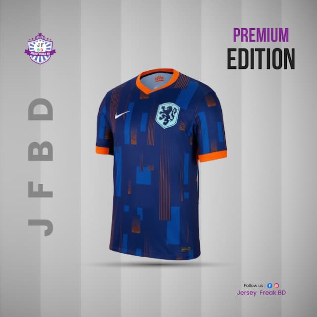 Netherland Away 2024 Match Kit Player Version