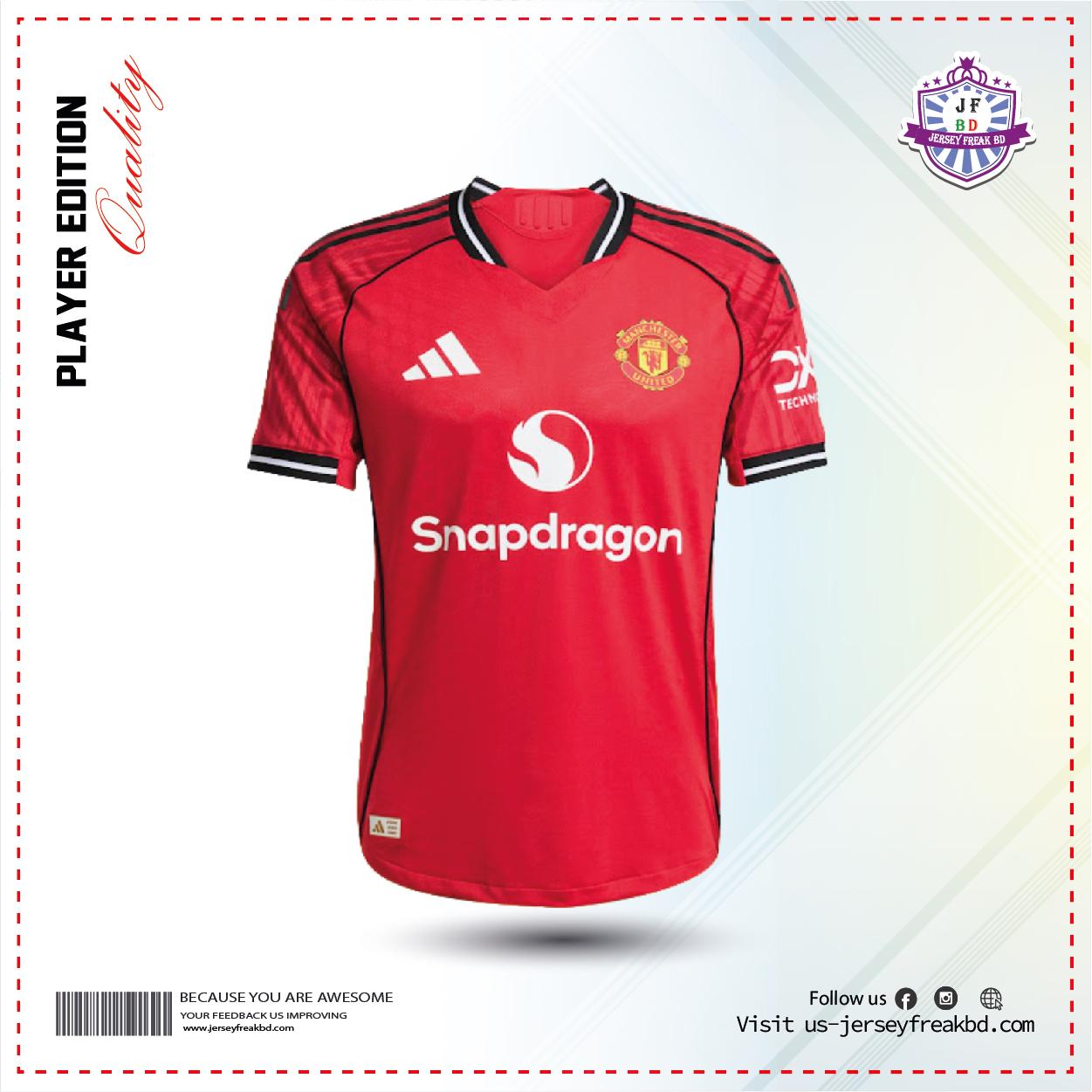 Manchester United  25/26 player kit half
