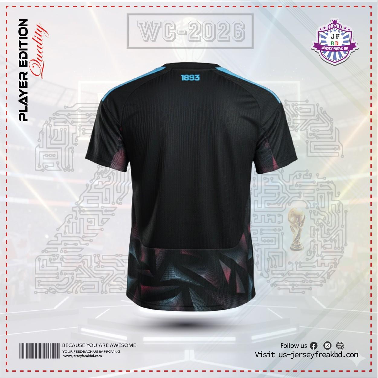 Argentina 2026  World Cup Goalkeeper Kit Player Half