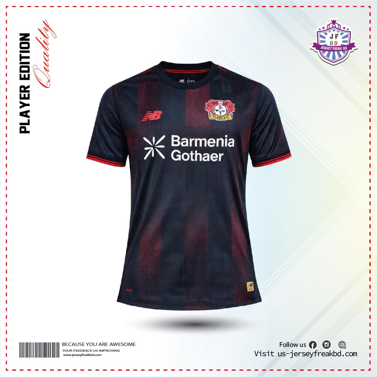Bayer Leverkusen 2025/26 home Half Player Version