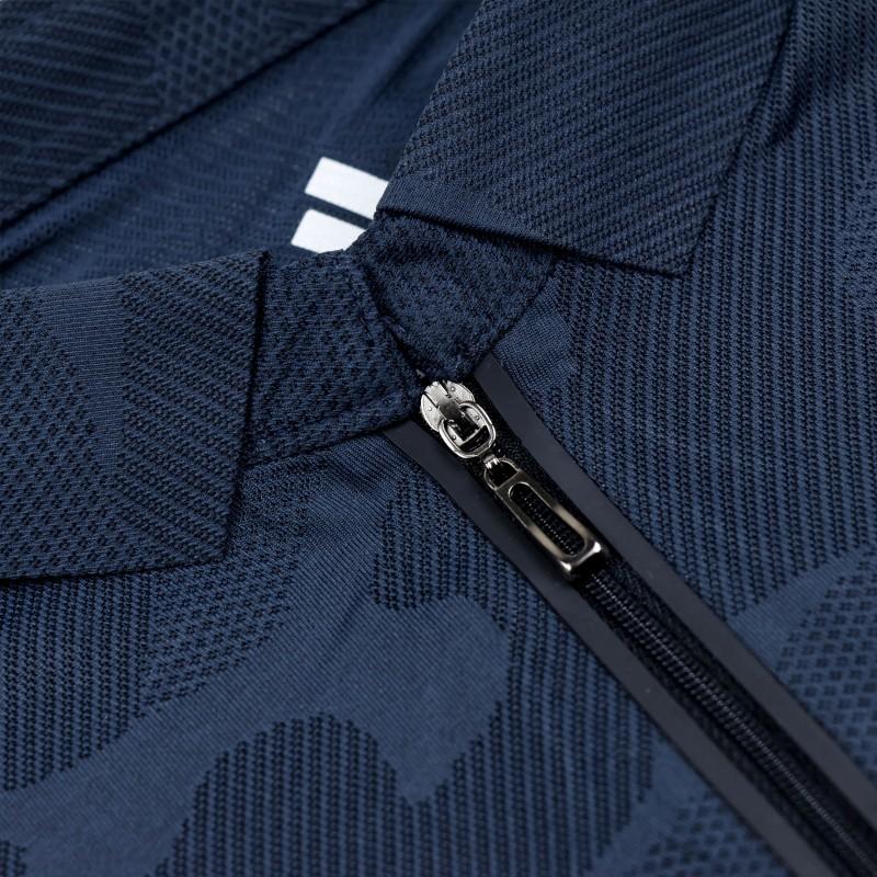 Men's Polo T- Shirt with Zipper Breathable Fabric For Summer Collection