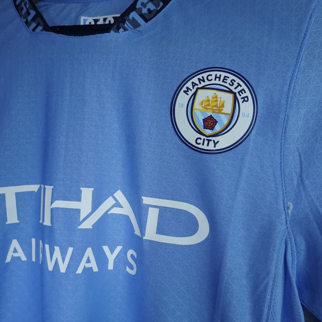 Manchester City Home 24-25 Full Sleeve Match Kit Player Version