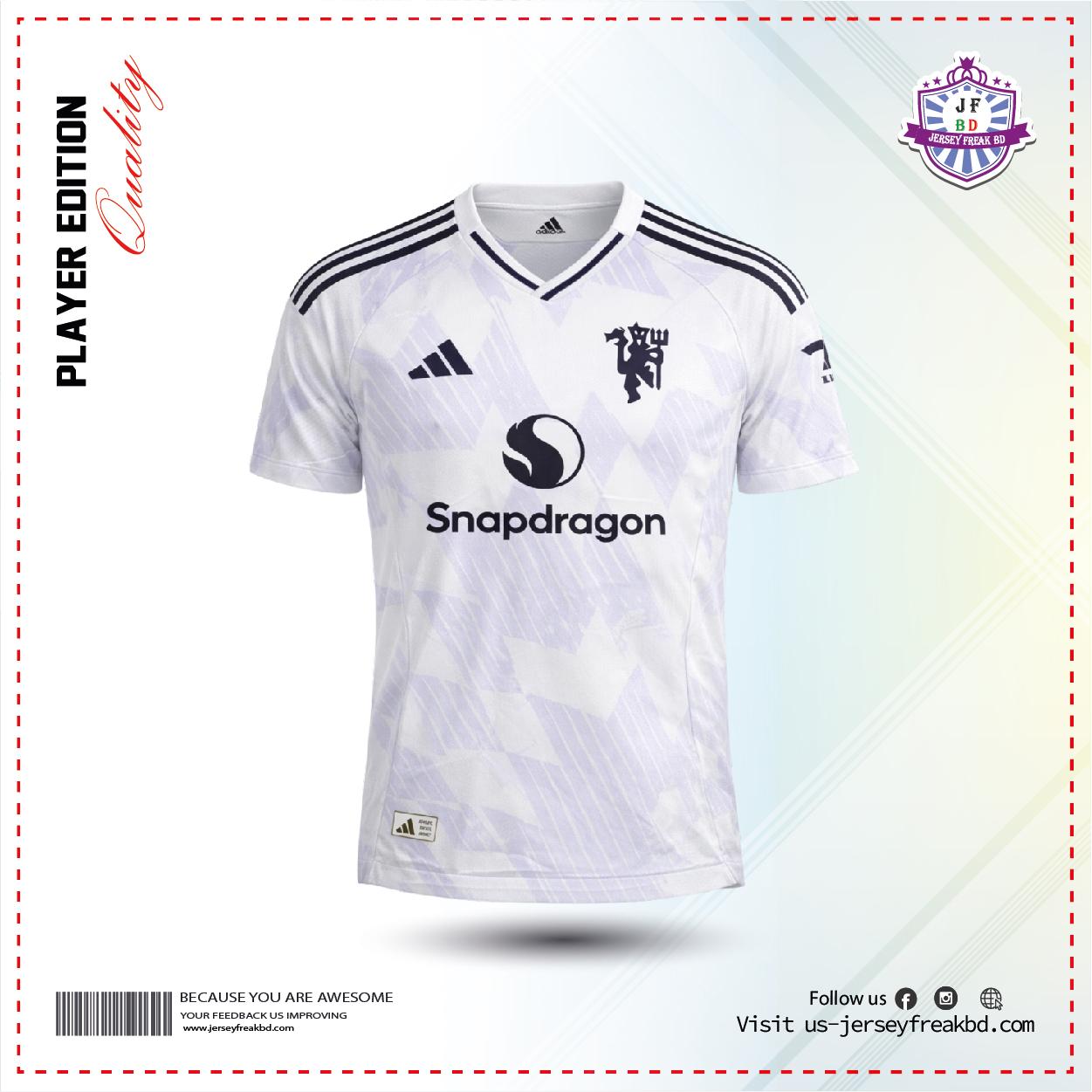 Manchester United 25-26 Away Player Half