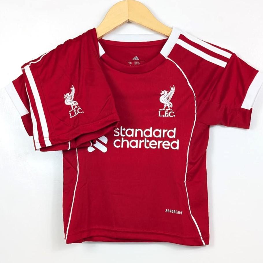 Liverpool 2025/26  Home Kit Kids