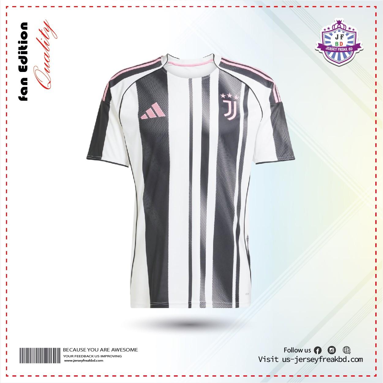 Juventus 25-26 Home Fan Kit Half